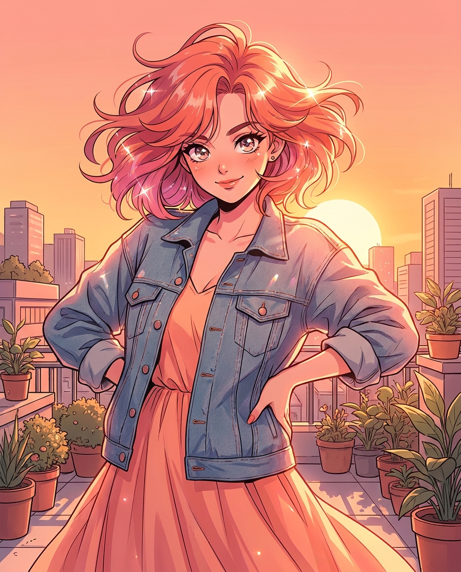 AI-generated Anime style preview